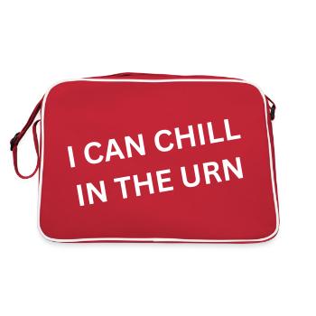 Je peux me détendre dans l’urne - Spruch - Sac Retro - rouge/blanc - Dos