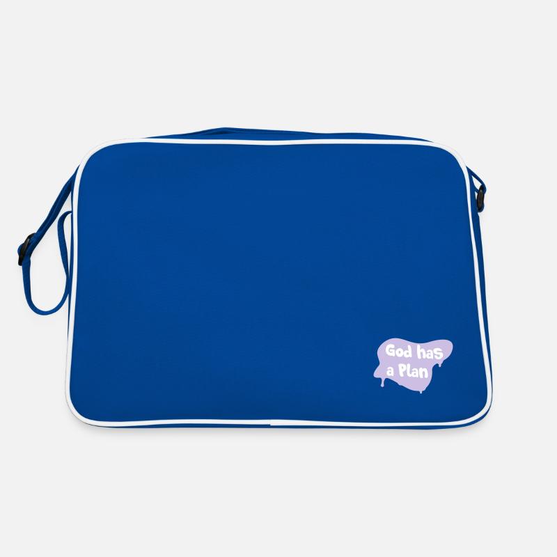 God has a plan Retro Bag