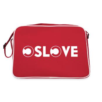 OSLOVE Oslolove - Retro Bag - red/white - Back