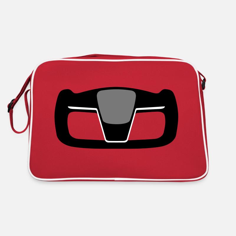 Tesla Yoke Lenkrad Model S X Plaid + Jet Retro Tasche