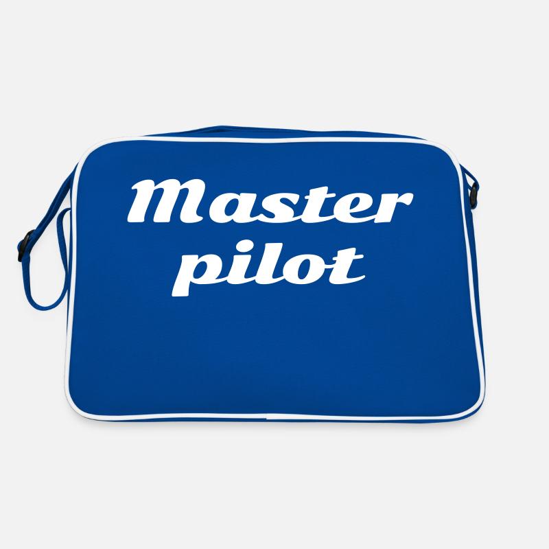 Master Pilot | Du bist hier der Chef Retro Tasche