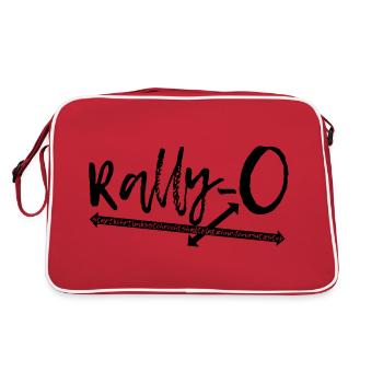 Rally Obedience Rally-O - idée cadeau sport pour chien - Sac Retro - rouge/blanc - Dos