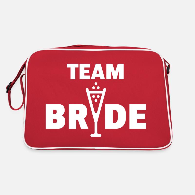 Team Bride Bubbly (Hen Night Bachelorette Party W) Retro Bag