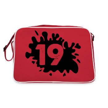Blobs 19 - Sac Retro - rouge/blanc - Dos