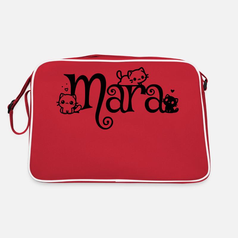 Mara Name First Name Kitten Name Retro Bag