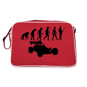 Evolution rc car - Retro Tasche - Rot/Weiß - Hinten
