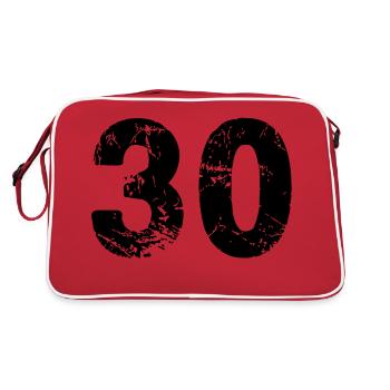 30 - Retro Bag - red/white - Back