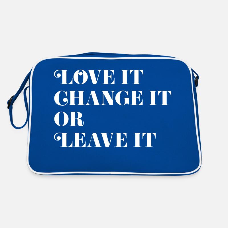 Love it, Change it or Leave it Retro Bag