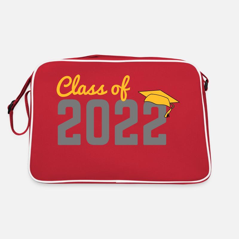Abschluss Klasse von 2022 Studium Abitur Retro Tasche