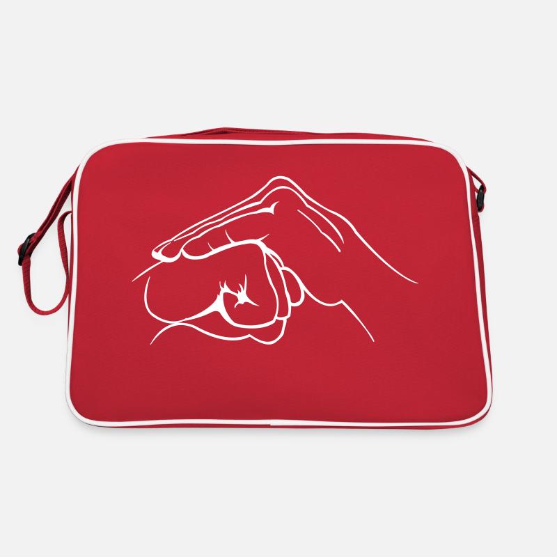 hand faust Retro Tasche