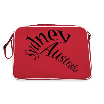 Sydney - Australia - Retro Bag - red/white - Back