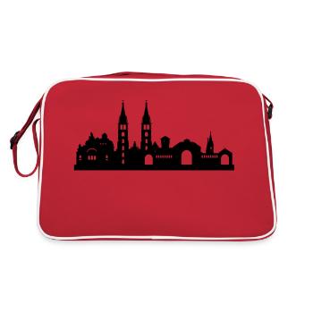 Nuremberg Skyline petit - Sac Retro - rouge/blanc - Dos