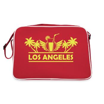 Los Angeles - Sac Retro - rouge/blanc - Dos