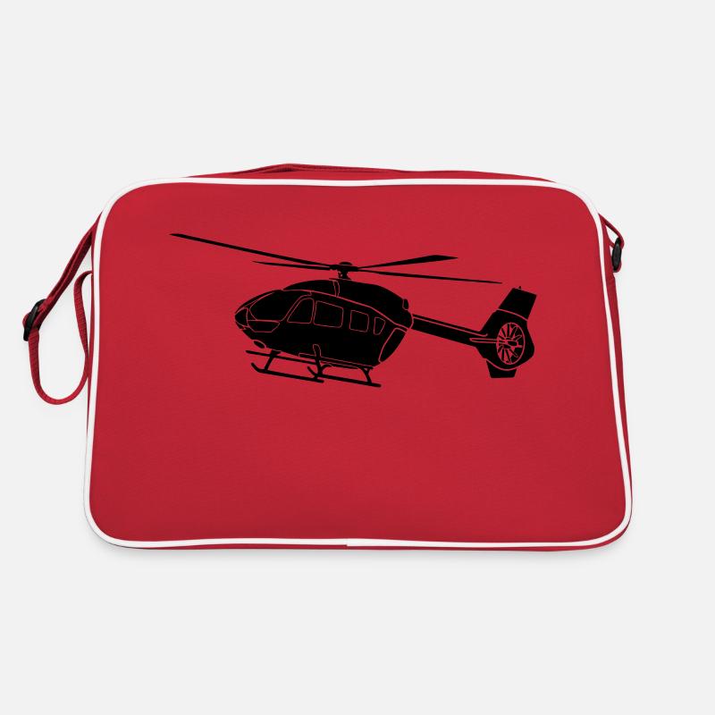 ec145 Hubschrauber Helikopter Helicopter Retro Tasche