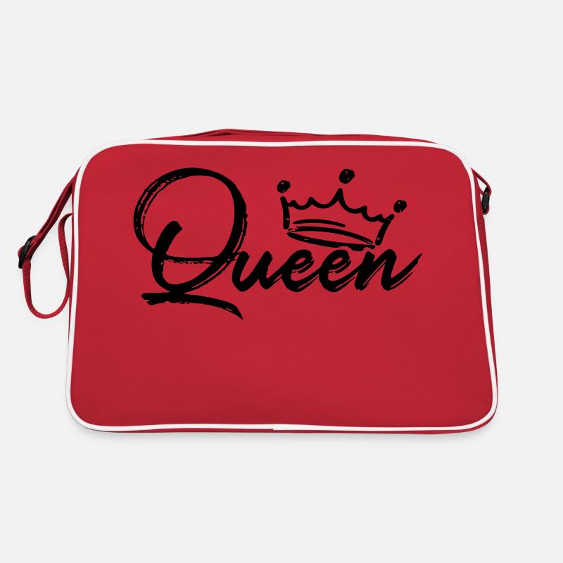 Queen (partner motif) Retro Bag