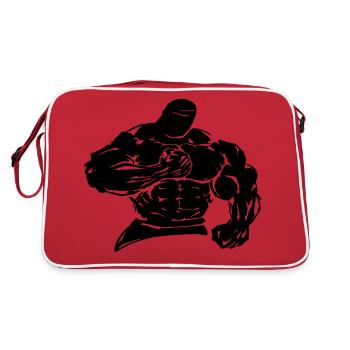 iron thug - Retro Bag - red/white - Back