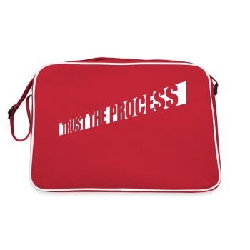 trust the process Quote - Retro Bag - red/white - Back