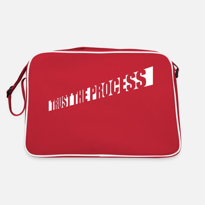 trust the process Quote Retro Bag