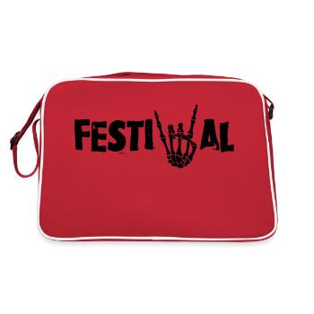 festival - Sac Retro - rouge/blanc - Dos