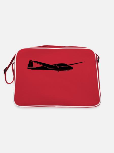 ask13 Glider Glider Glider Glider - Retro Bag - red/white - Back