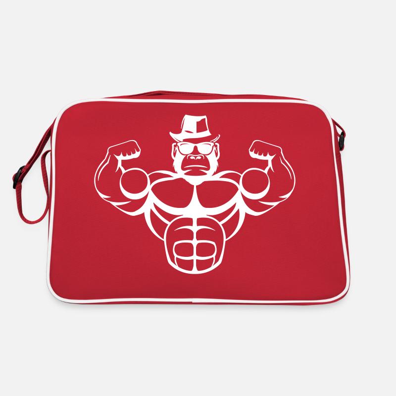 strong gorilla Retro Tasche