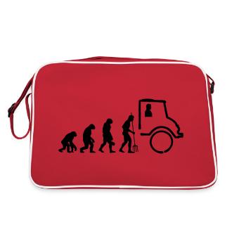 Unimog Evolution - Offroad - Farben editierbar - Retro Tasche - Rot/Weiß - Hinten