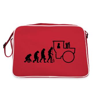MB Trac Evolution - Offroad - Farben editierbar - Retro Tasche - Rot/Weiß - Hinten