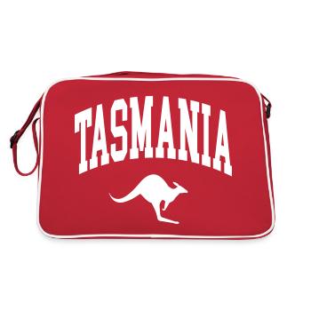 Tasmanie - Sac Retro - rouge/blanc - Dos