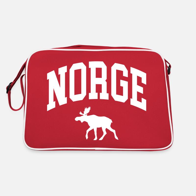 Norwegen Elch Retro Tasche