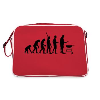 evolution_grill - Sac Retro - rouge/blanc - Dos