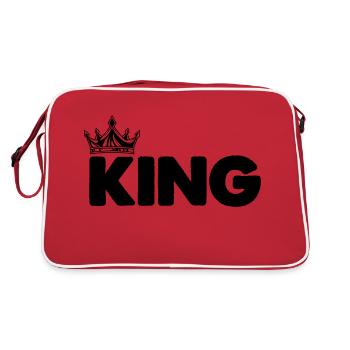 Roi - Sac Retro - rouge/blanc - Dos