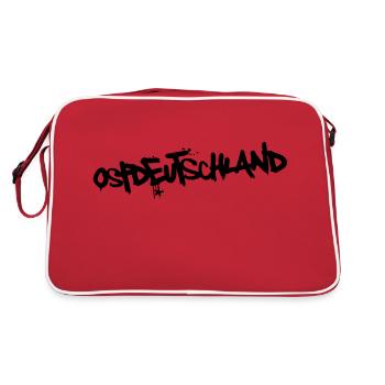 Allemagne de l'Est (c.) - Sac Retro - rouge/blanc - Dos