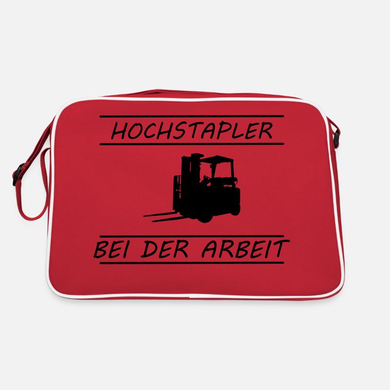 Hochstapler bei der Arbeit Retro Tasche
