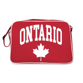 Ontario - Retro Bag - red/white - Back