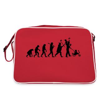evolution daddy viking - Sac Retro - rouge/blanc - Dos
