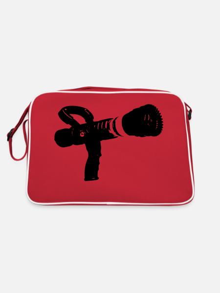 fire lance flow rate variable - Retro Bag - red/white - Back