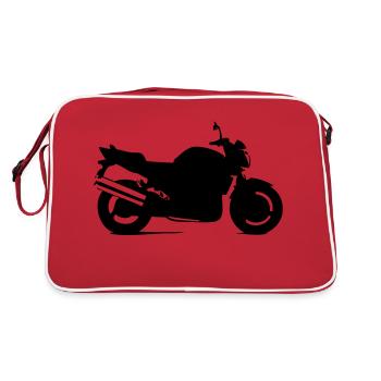 Béquille - Sac Retro - rouge/blanc - Dos