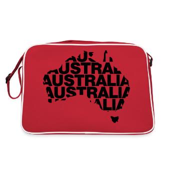 Australia - Sac Retro - rouge/blanc - Dos
