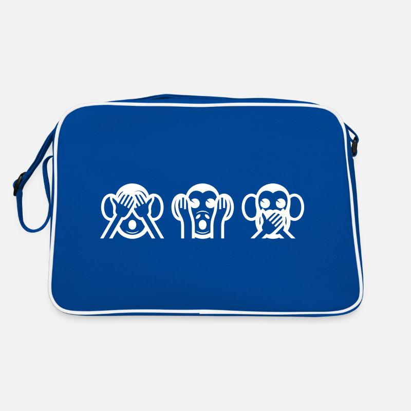 3 Wise Monkey Retro Bag