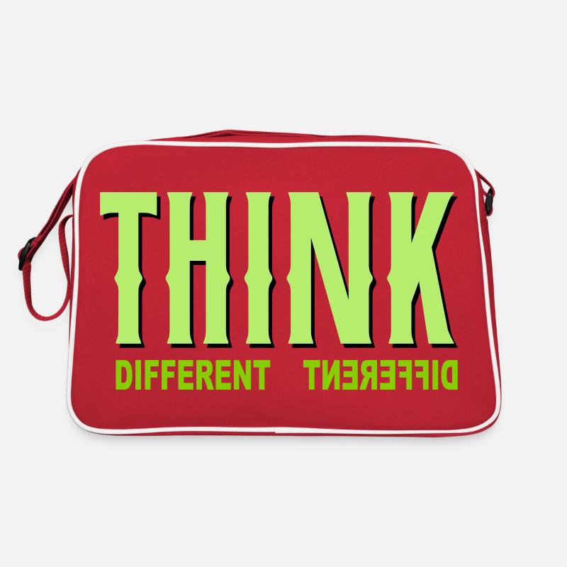 Think different - Retro Bag - red/white