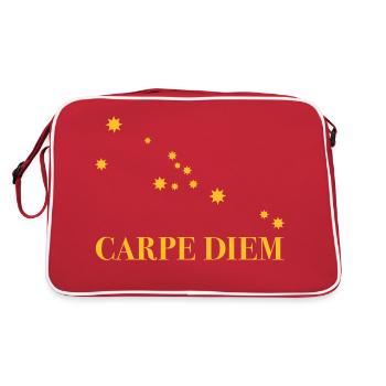 Carpe Diem utilise l’horoscope de la constellation du Jour Taureau - Sac Retro - rouge/blanc - Dos