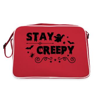 rester effrayant 01 - Sac Retro - rouge/blanc - Dos