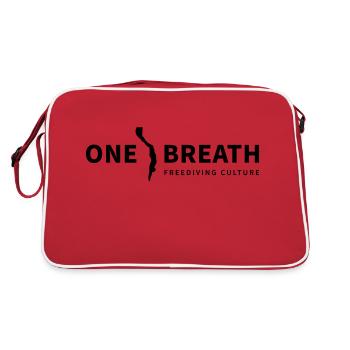 Apnea Freedive - One Breath - Retro Bag - red/white - Back