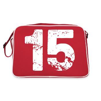 15 - Retro Bag - red/white - Back