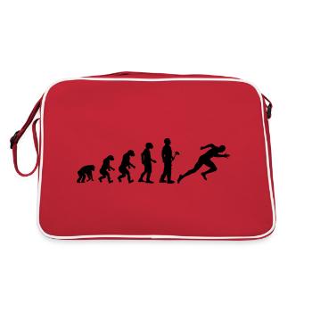 Evolution theory Athletics Sprint - Retro Bag - red/white - Back
