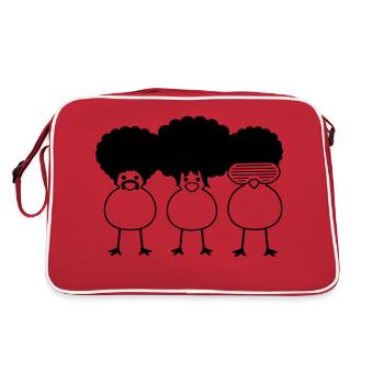 Funky Chicks - Sac Retro - rouge/blanc - Dos