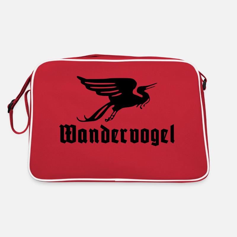 Wandervogel text Retro Tasche