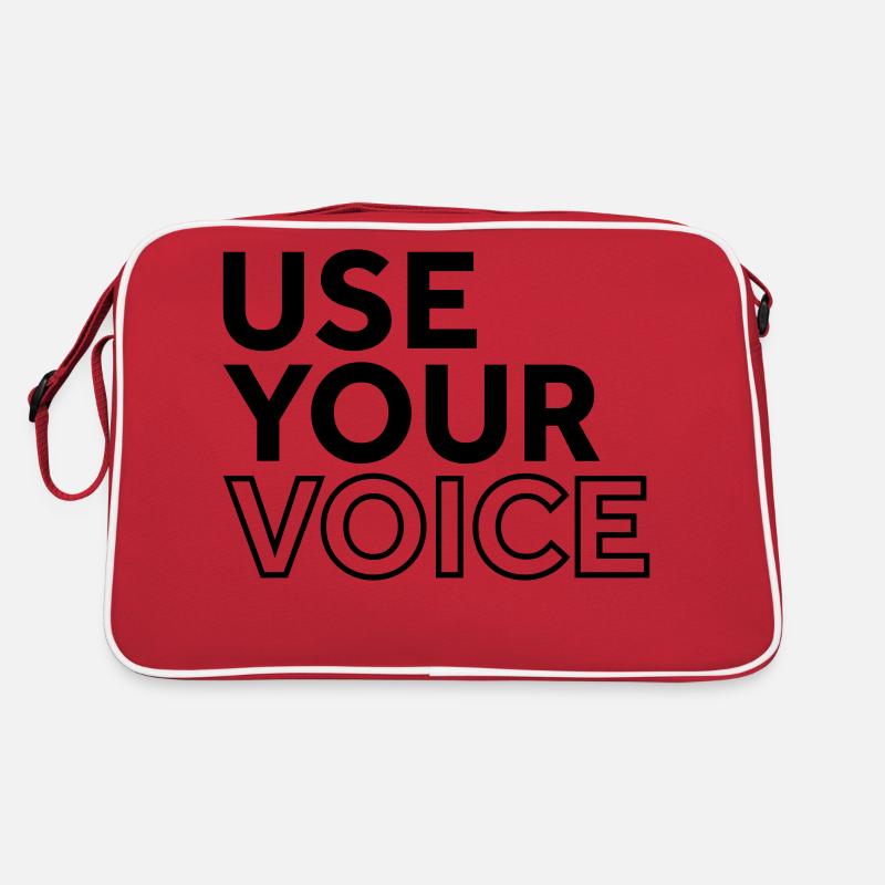 Utilisez votre voix Sac Retro