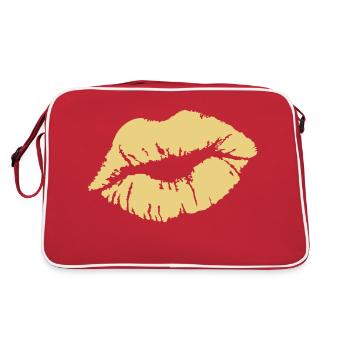 baiser - Sac Retro - rouge/blanc - Dos