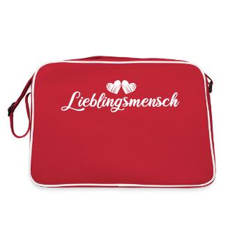 Favorite person - Retro Bag - red/white - Back